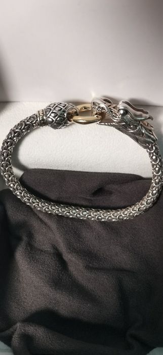 Bratara John Hardy NAGA DRAGON  silver - gold 18 k