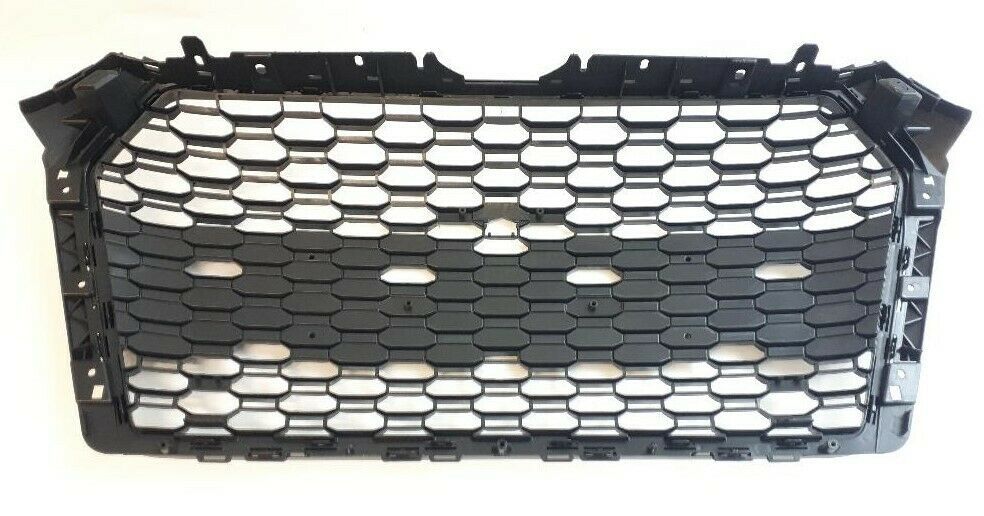 Grila fagure AUDI A4 S4 B9 2015-2019 RS STYLE negru lucios