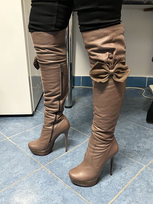 Cizme din piele naturală, made in Italy