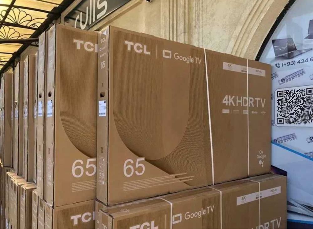 Телевизоры Tcl 65/55/43 Smart TV (4K V6B 2024) Доставка бесплатно!!!