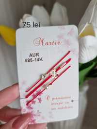 Set brățări martisor  aur 14k