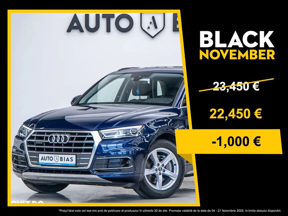 Audi Q5 Led/ACC/4x4/CarPlay/Camera/Unghi mort/TVA/Leasing-Rate FARA AVANS