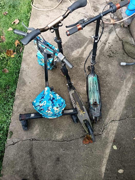 Trotinetă electrică + drift trike + trotinetă simplă – funcționale