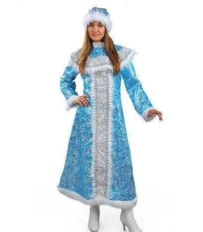 Костюм Снегурочка из парчи шикарный