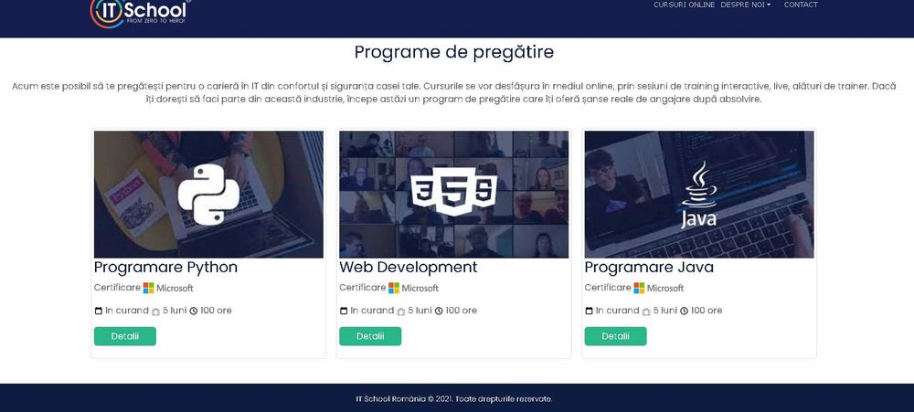 Creare Site Web Prezentare | Design Modern | Rapid & Securizat