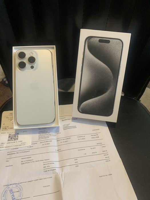 Iphone 15 pro 128 gb като нов