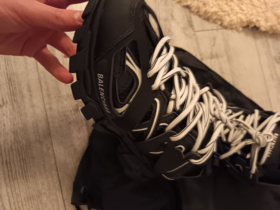 Balenciaga Tracks White Laces