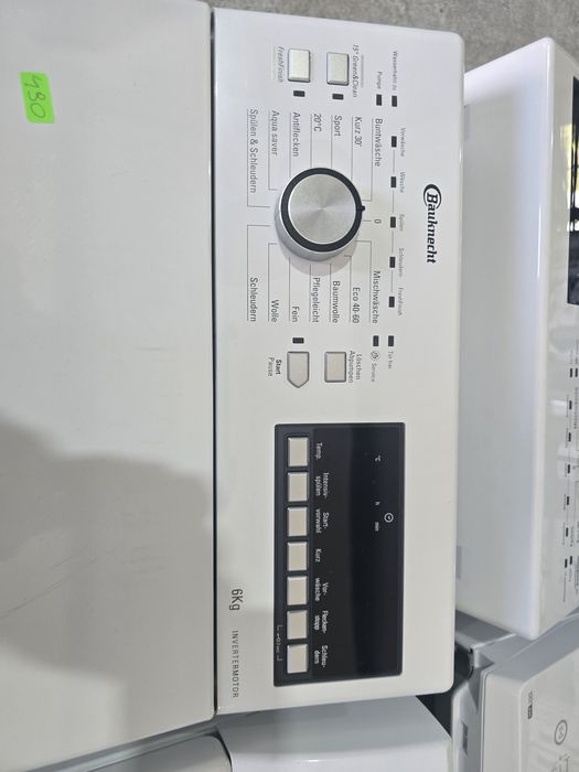 Нова инверторна пералня с горно зареждане Bauknecht 6 кг