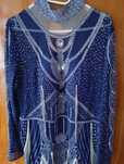 Rochie albastra cu pietricele
