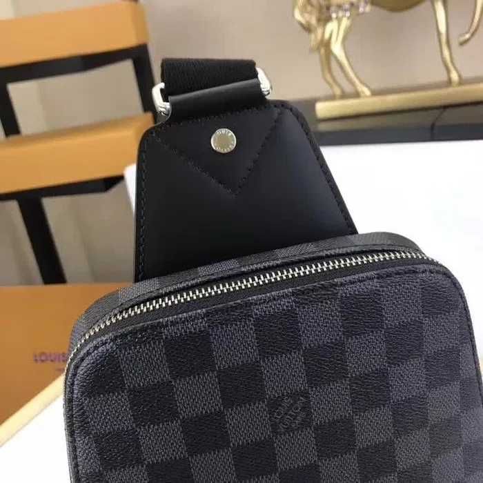 Geantă Louis vuitton avenue sling bag Damier Graphite canvas