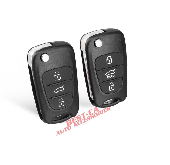 Carcasa cheie auto 3 butoane (HOLD NO HOLD) pentu KIA si Hyundai TOY40