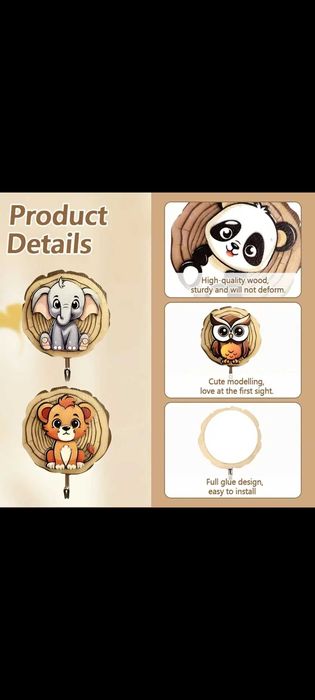 Детски закачалки за стена, детска стая, детска градина