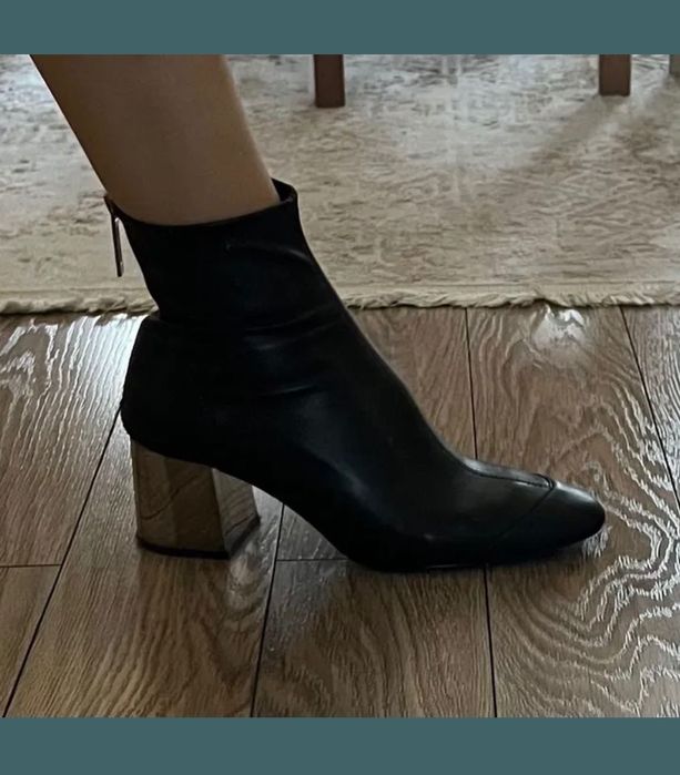 Продам  бот Zara р 40 ,сапоги кож Respect р 40 и зим. натур. Kimex р41