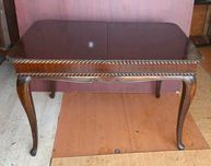 Masa Vintage Extensibila Stil Rococo; Masa cu blat 120x80 cm