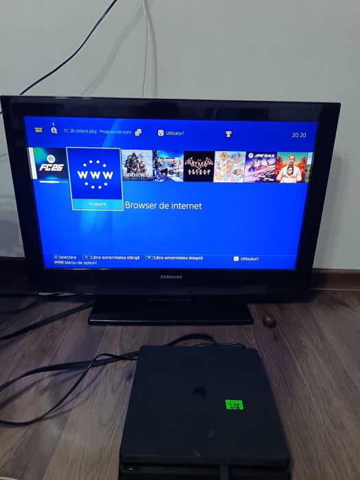 PlayStation 4/PS4 ModaT FC26/GTA/Minecraft/NFS/Mortal Kombat 80 Jocuri