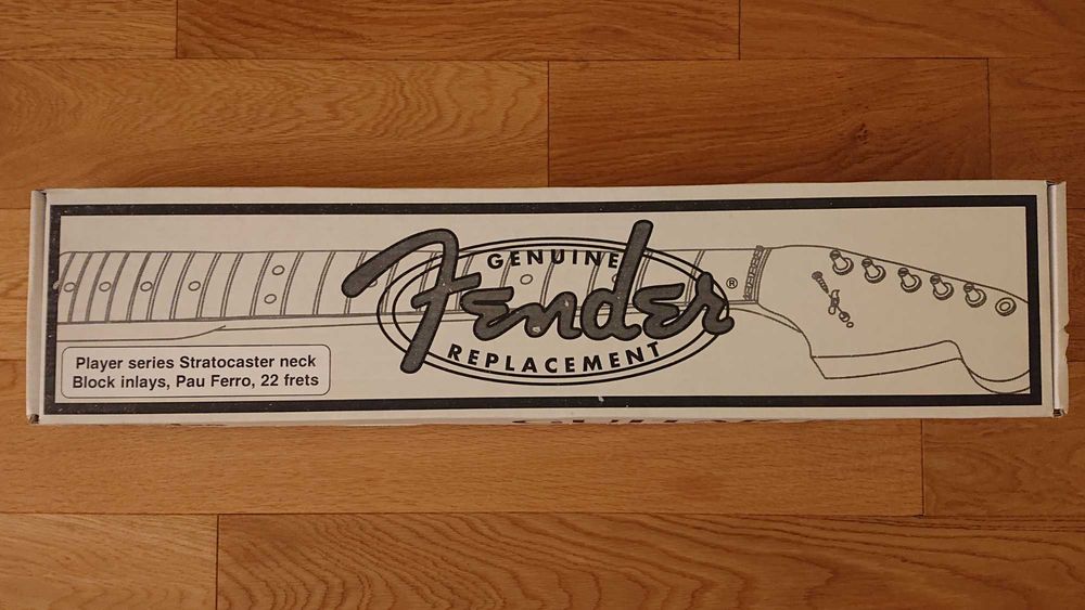 Гриф Fender Player Series Stratocaster с блокови инкрустации