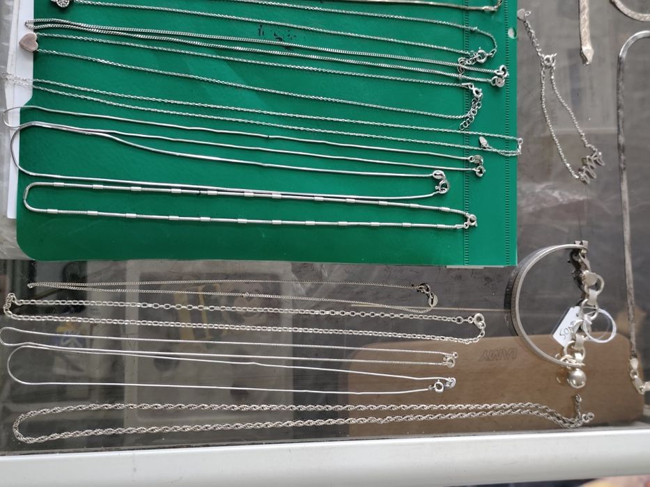 Лот Сребърни  верижки синджири 925