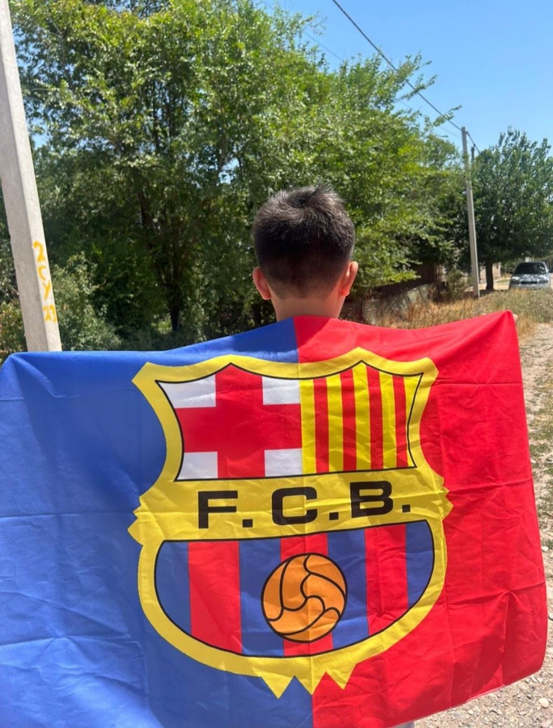 Флаг FCB.Barcelona