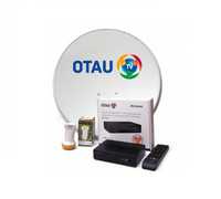 Комплект оборудования OTAU TV с приставкой DVB-S2 80/60 см отау тв