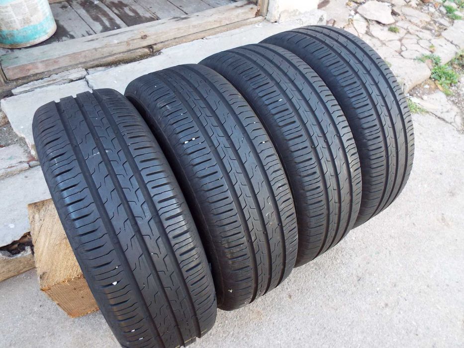 vand 4 anvelope de vara 195/65/15 continental ecocontact 6 aproape noi