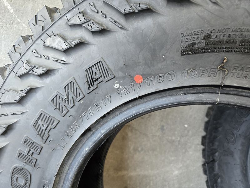 285/75/17 YOKOHAMA 4бр