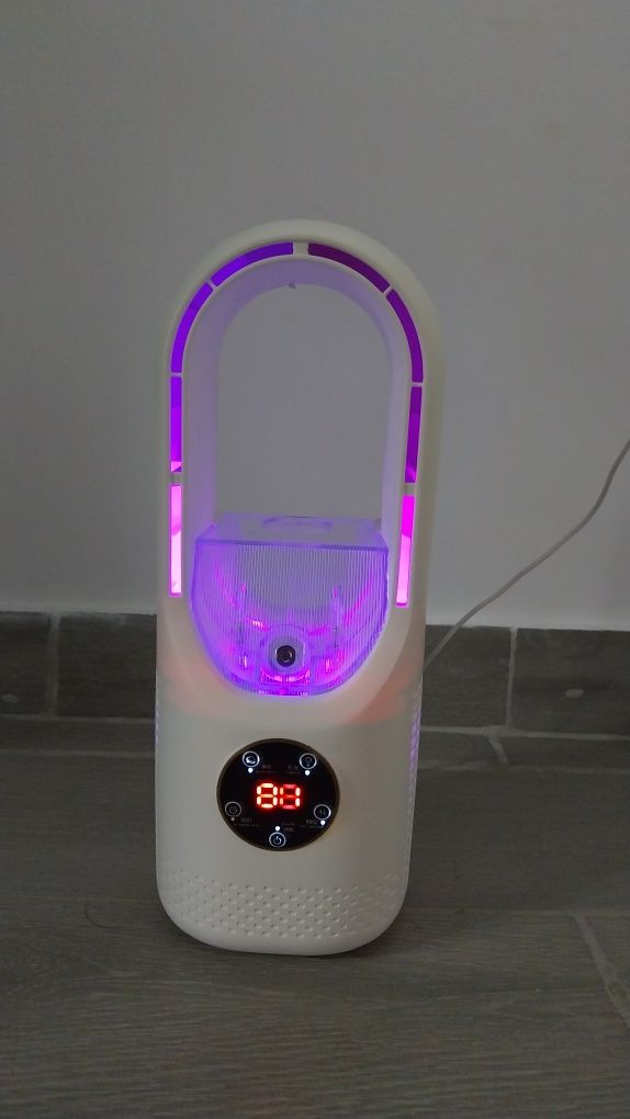 Vand ventilator, umidificator,  fără palete, sigilat, 2 ani garanție l