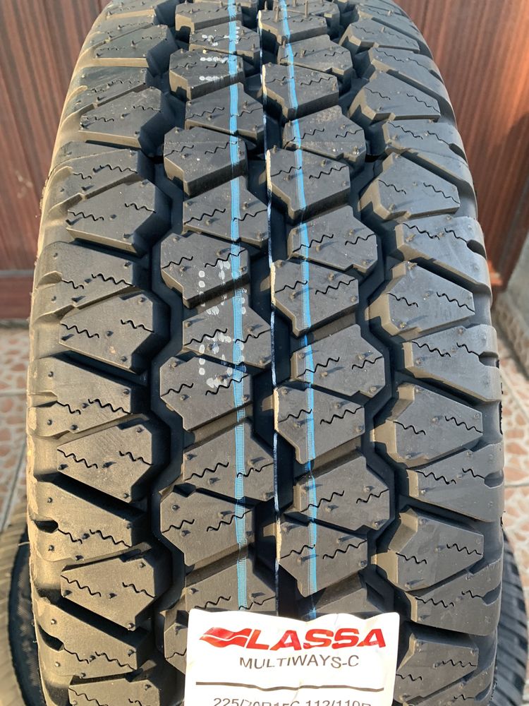 Нови всесезонни бусови гуми LASSA 225/70R15 112/110C All Season