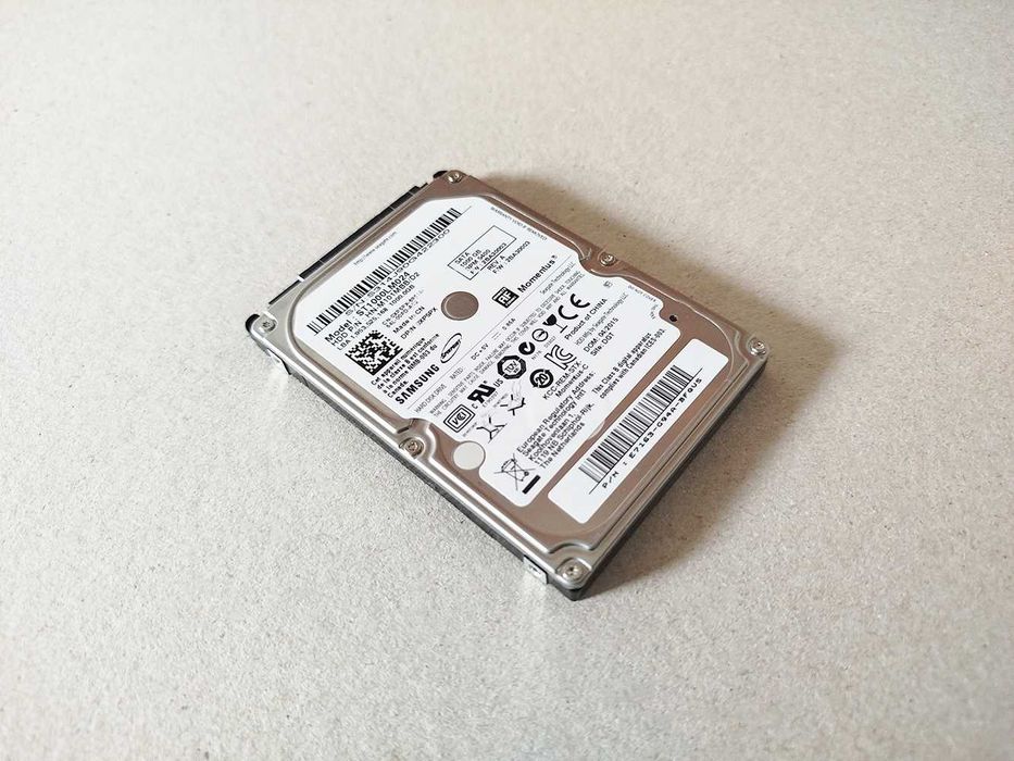 Жесткий диск SATA 2.5 HDD 1000 GB 1 TB тонкий 100% здоровье Windows