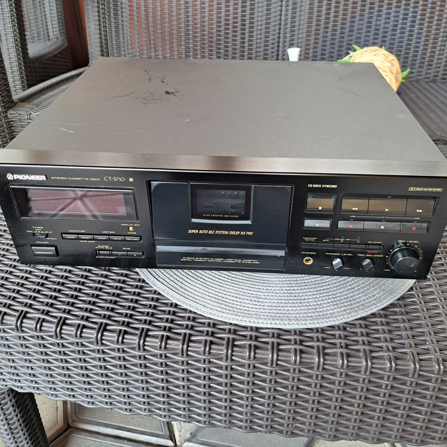 Vând Deck Pioneer  CT S710 3 capete