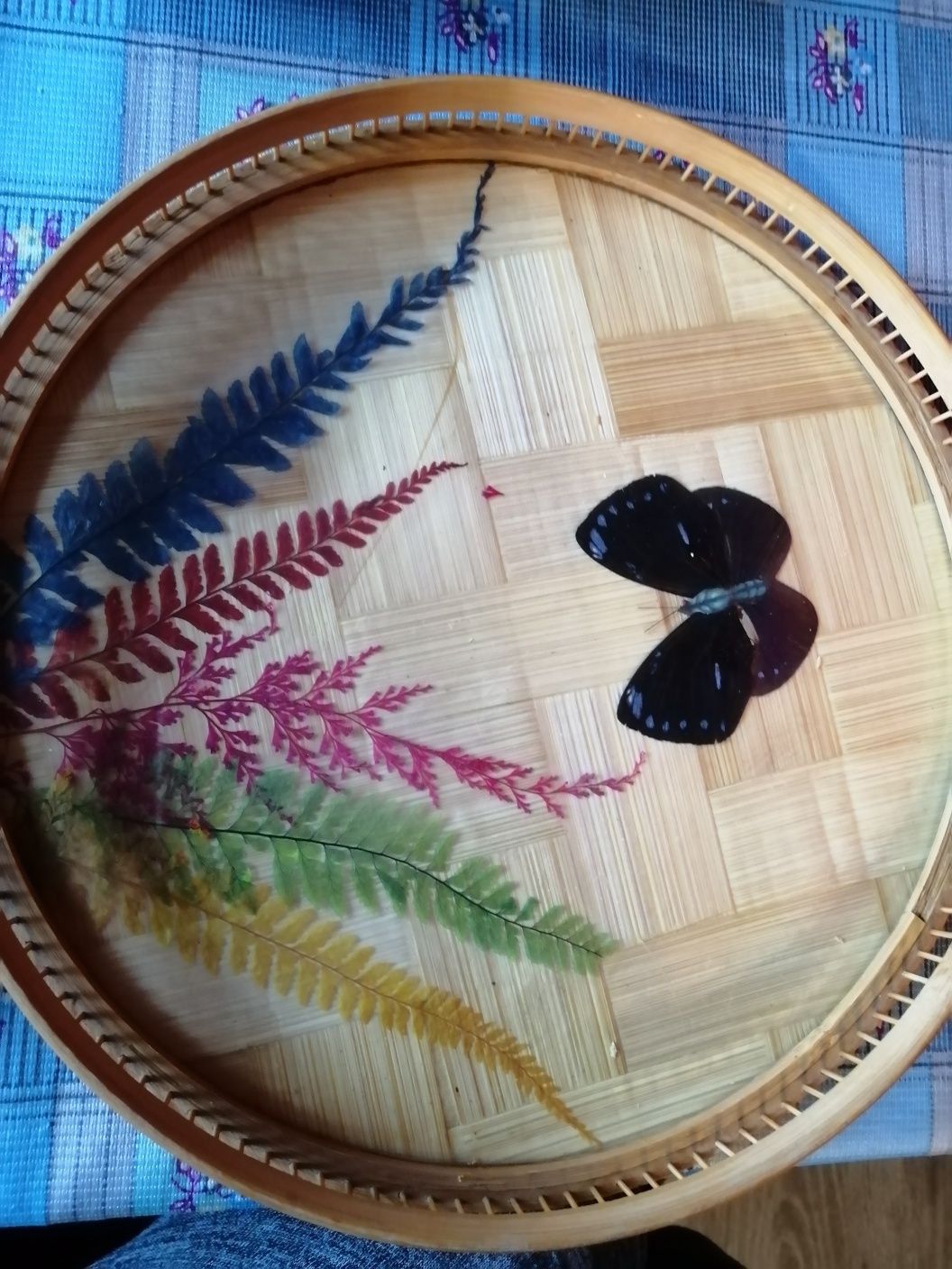 Бамбуков комплект със Пеперуди