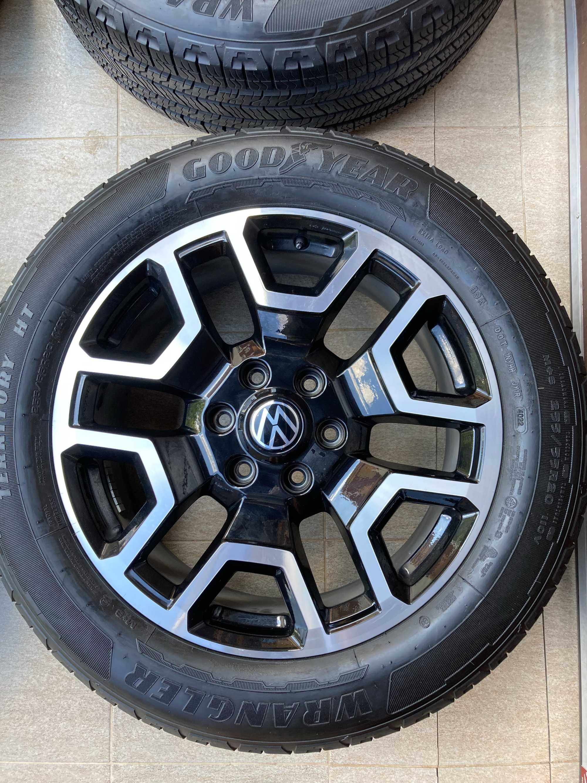 Jante Noi VW Amarok 2 R20 + GoodYear Noi 255/55R20 DOT2023 - 6×139.7