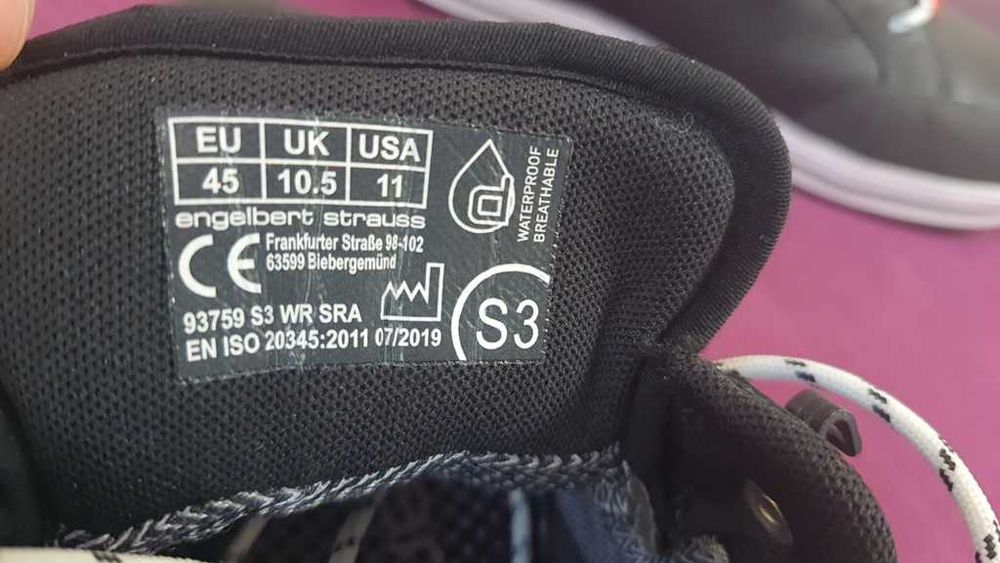 Pantofi piele impermeabili Engelbert Strauss S3 SRA Dryplexx marime 45