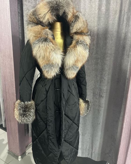 Geaca impermeabila cu blana naturala