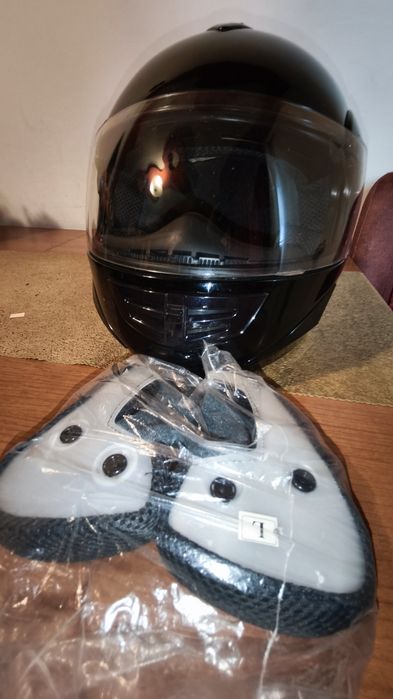 Casca moto Flip-up B-Square neagră, noua nefolosită, perfectă mărime