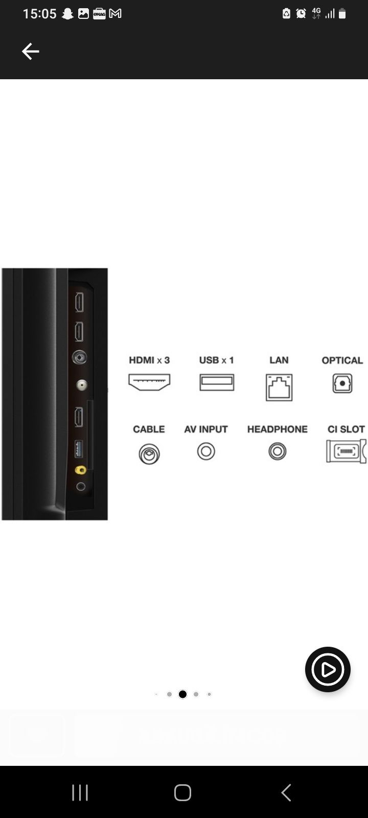 Televizor TCL QLED 4K  139 cm Garanție 4 anj Google TV