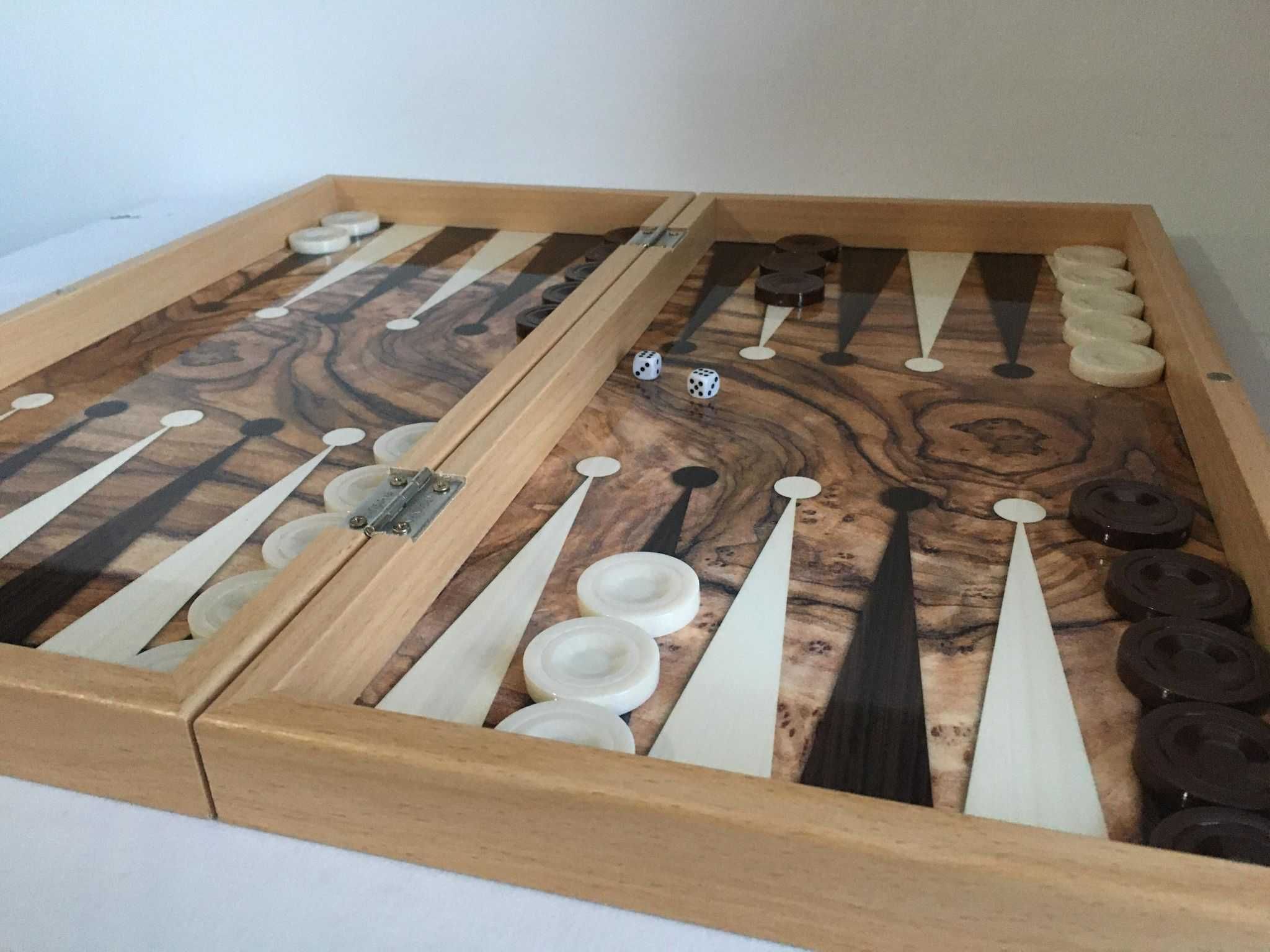 Joc Table (joc de Table) NOU - Lux lemn lacuit. SIGILAT!