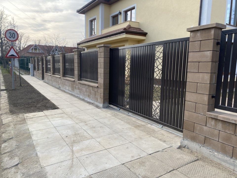 garduri și porți fer forjat șipcă metalică plasă bordurată bca etc