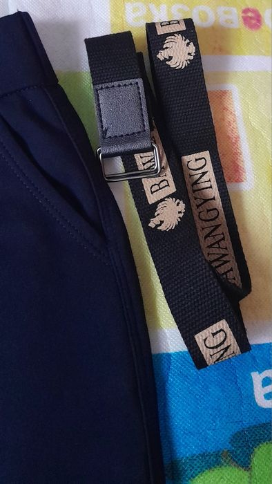 Темносиний шалбар для девочек