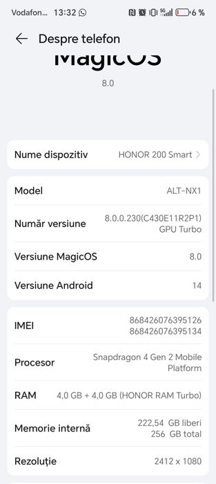 Vând Honor 200 Smart 300 lei