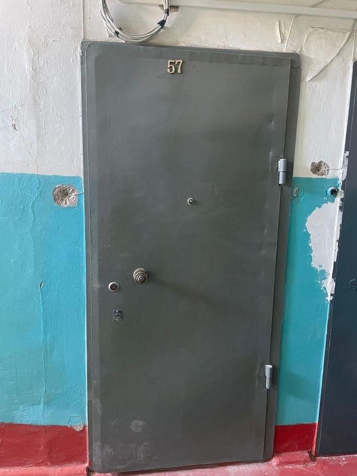 Дверь входная  серый