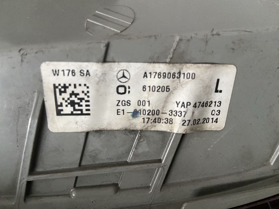 Ляв стоп Mercedes A W176