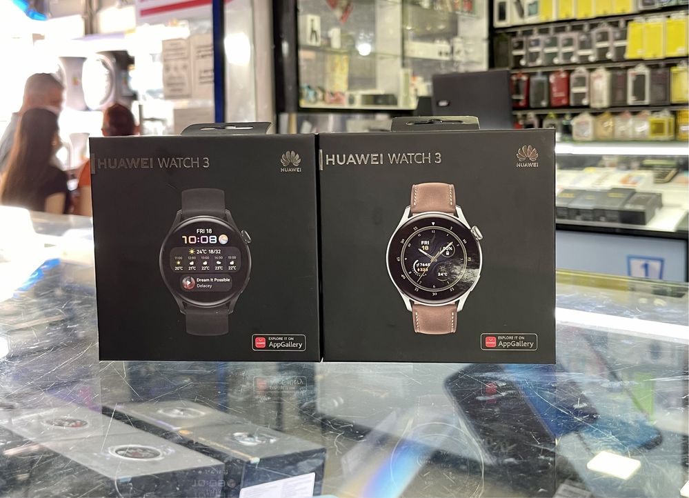 Huawei watch 3   46mm brown / black Есть в наличии