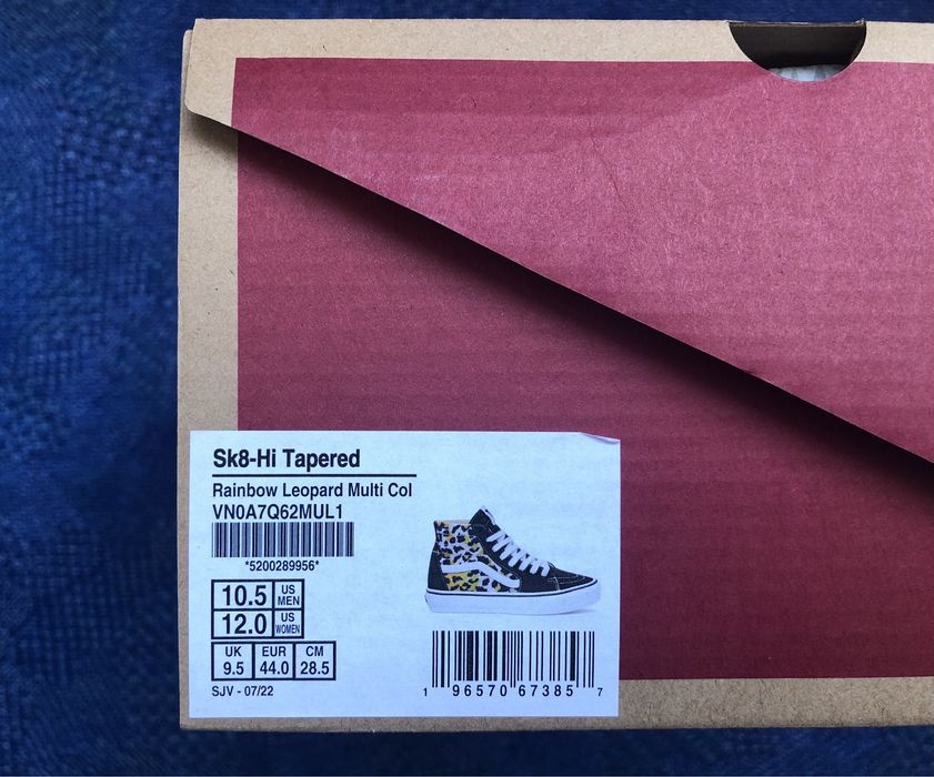 Vans SK8-HI Tapered Rainbow Leopard ОРИГИНАЛНИ кецове - 44/28,5см
