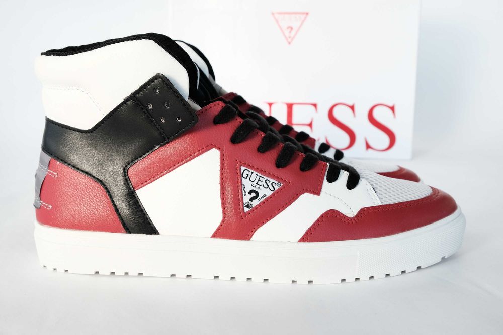 ПРОМО GUESS 42   размер-Оригинални мъжки високи кецове-кожа