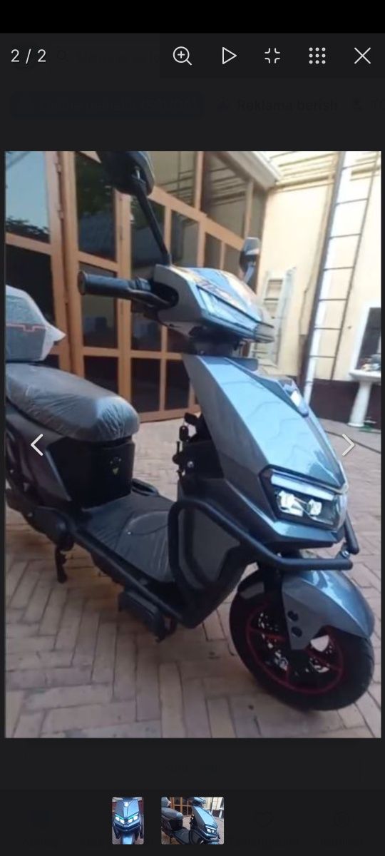 Skuter Buroq holati yangi