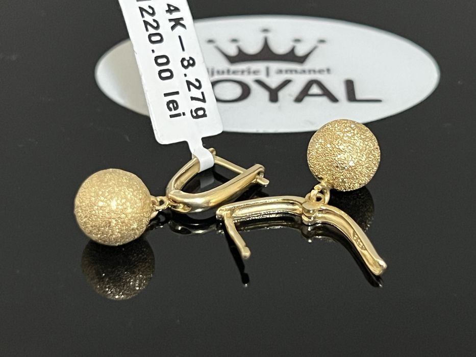 Bijuteria Royal CB : Cercei aur 14k 585 3,27 grame