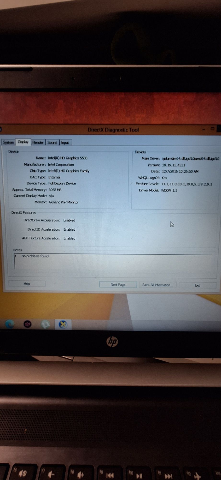 Laptop Dell i3 8 GB RAM