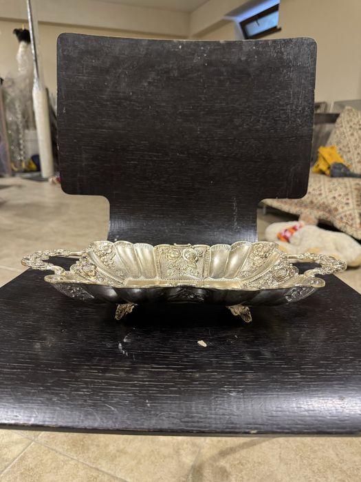 Поднос из мельхиора