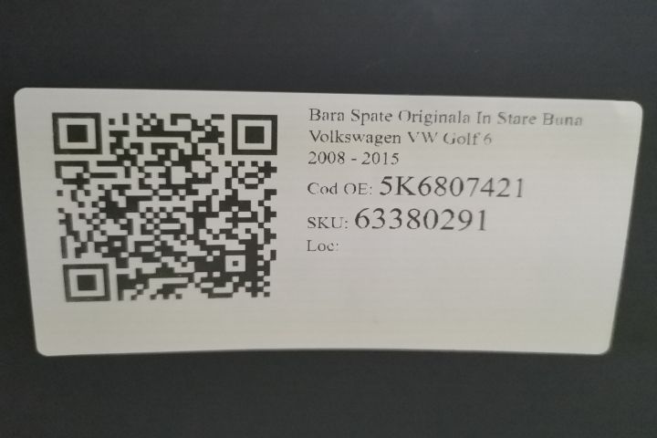 Оригинална задна броня в добро състояние Фолксваген ВВ Голф 6 / Volksw