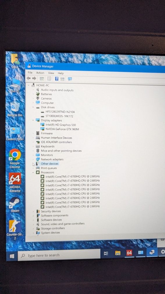 Dell 7559 i7  GTX960M